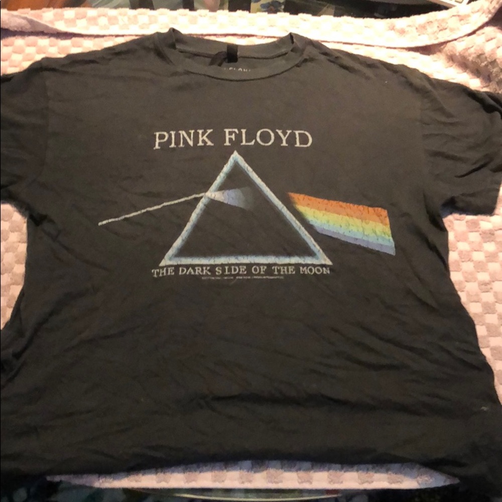 Pink Floyd-top shop graphic t shirt w side laces
